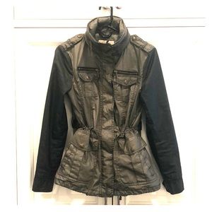 Michael Kors rain jacket with zipper hood